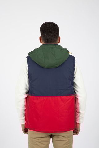 Veste à capuche sans manches - Bleu marine