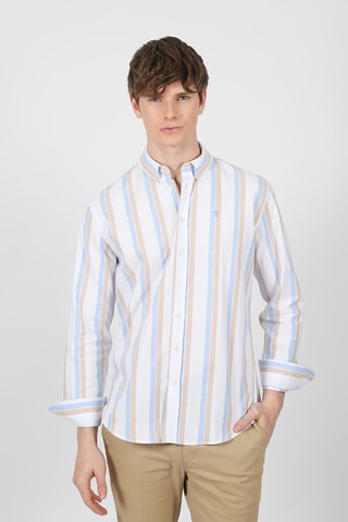 Chemise regular - Beige