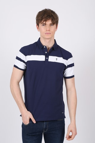 Polo regular - Bleu marine