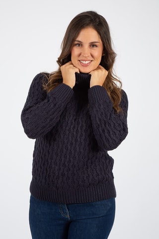 Pull regular - Bleu marine