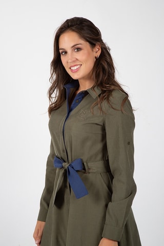 Robe chemise - Vert