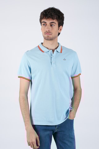 Polo regular - Bleu