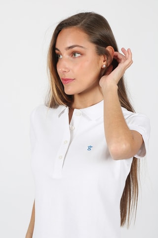 Polo regular - Blanc
