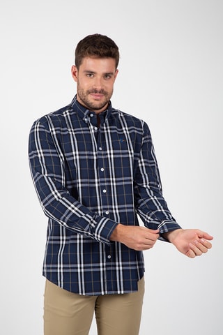 Chemise regular - Bleu marine
