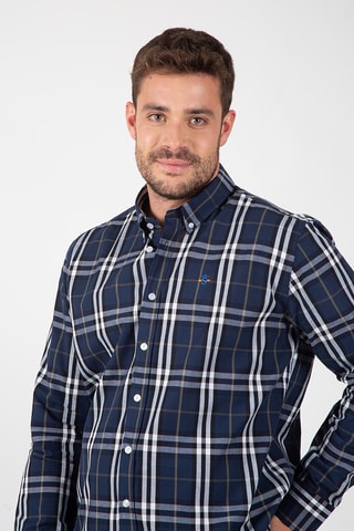 Chemise regular - Bleu marine