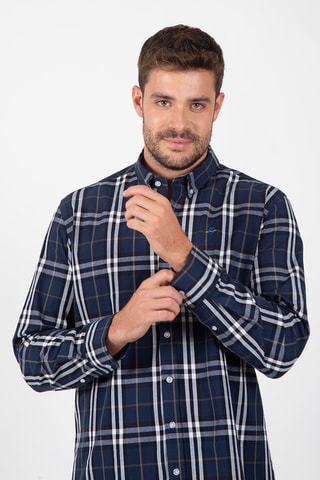 Chemise regular - Bleu marine