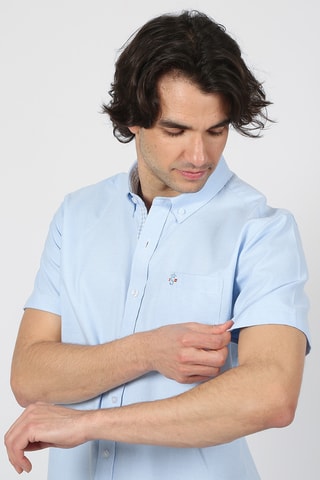 Chemise regular - Bleu