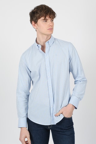 Chemise regular - Bleu