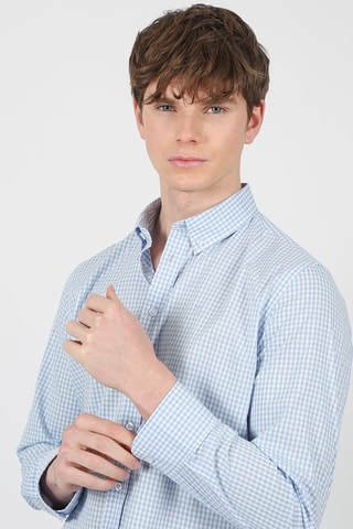 Chemise regular - Bleu
