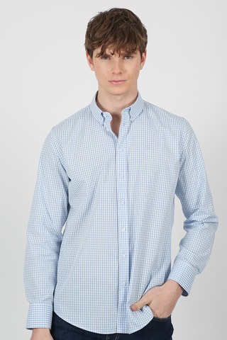 Chemise regular - Bleu