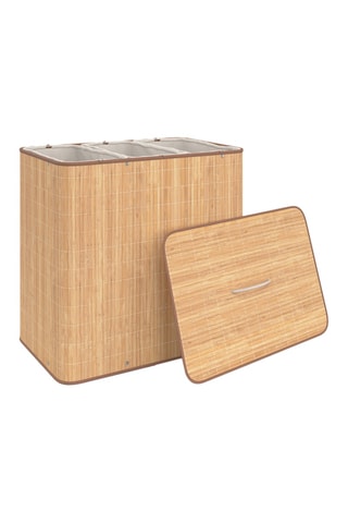 Panier à linge Maya en bambou - Naturel