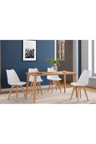 4 chaises - 46 x 79,5 x 51 cm