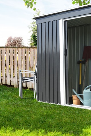 Abri de jardin - Anthracite et blanc - 2,2 m³