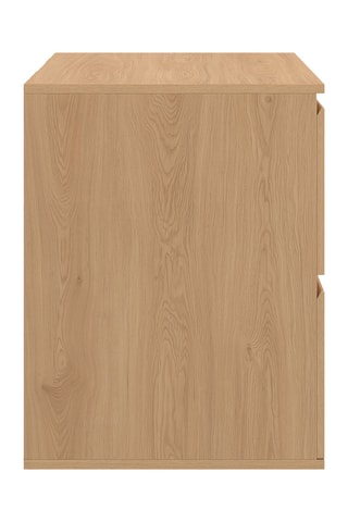 Meuble de salle de bain 2 tiroirs - 60 x 60 x 45 cm