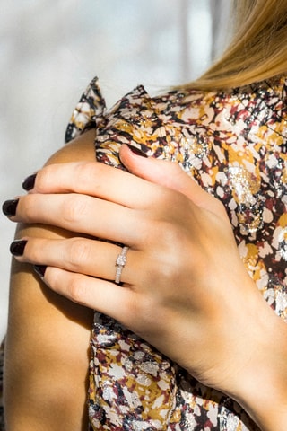 Anello Magana - Oro bianco e diamanti