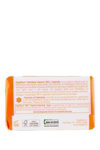 2 x sapone 100% vegetale Equilibra Calendula - 2 x 100 g