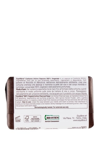 2 x sapone 100% vegetale Equilibra Carbone Attivo 
 - 2 x 100 g