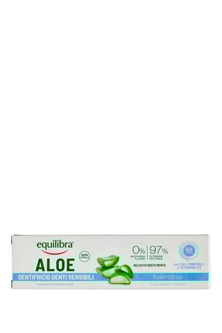 2 x dentifricio denti sensibili Equilibra Aloe - 2 x 75 ml