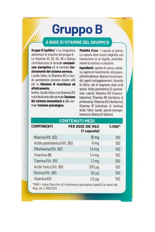 Gruppo B Equilibra - 30 capsule - Cura di 30 giorni