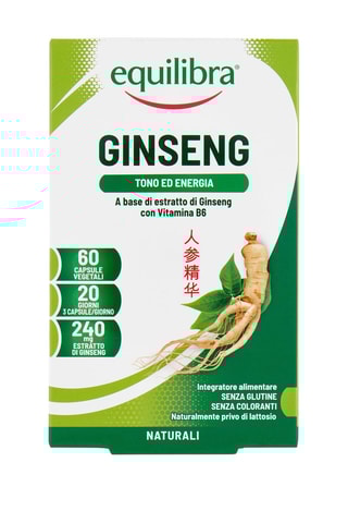 Ginseng Equilibra - 2 x 60 capsule - 2 cure da 20 giorni