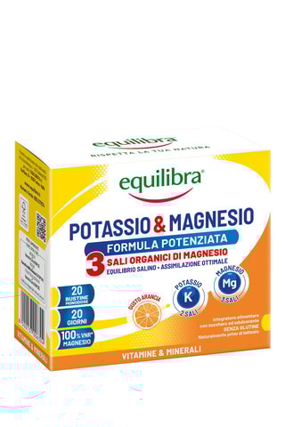 Potassio & Magnesio Equilibra - 20 bustine - 20 giorni