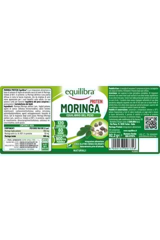 Equilibra Moringa Protein - 120 compresse