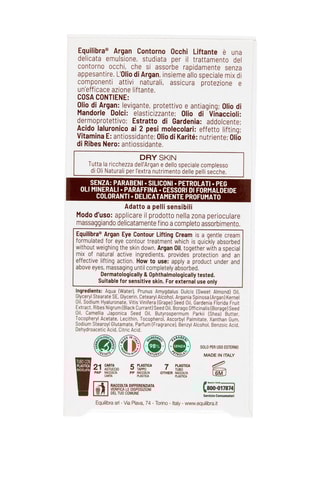 2 x contorno occhi Equilibra Argan - 2 x 15 ml