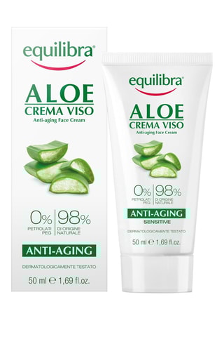 2 x crema viso idratante Equilibra Aloe - 2 x 75 ml