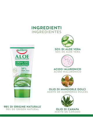 2 x crema viso idratante Equilibra Aloe - 2 x 75 ml
