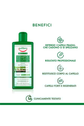2 x Equilibra Tricologica Shampoo Anti-Caduta Fortificante - 2 x 300 ml