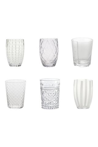 6 copos de água Melting Pot - 38 cl