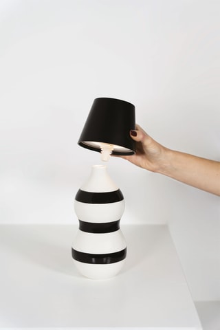 Candeeiro de mesa LED Poldina Stopper - Preto - 2,2 W