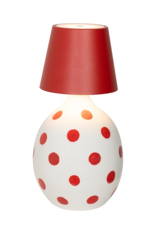 Candeeiro de mesa LED Poldina Stopper - Vermelho - 2,2 W