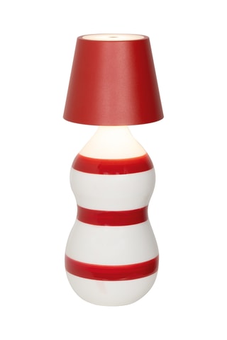 Candeeiro de mesa LED Poldina Stopper - Vermelho - 2,2 W