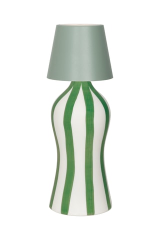 Candeeiro de mesa LED Poldina Stopper - Verde sálvia - 2,2 W