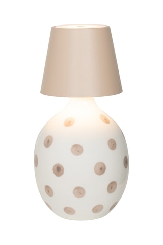 Candeeiro de mesa LED Poldina Stopper - Bege - 2,2 W