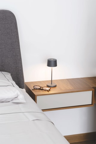 Candeeiro de mesa LED Olivia Micro - Cinzento-escuro - 2,2 W