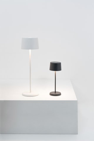 Candeeiro de mesa LED Olivia Micro - Cinzento-escuro - 2,2 W