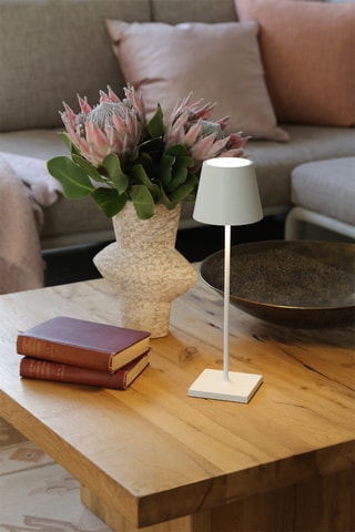 Candeeiro de mesa LED Poldina - Branco - 2,2 W