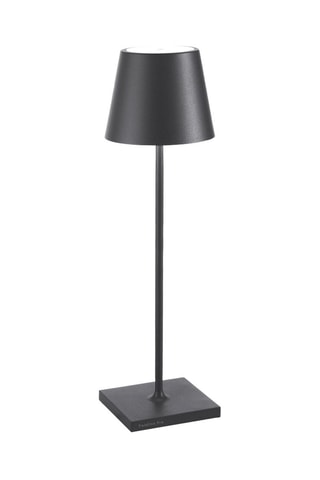 Candeeiro de mesa LED Poldina - Cinzento-escuro - 2,2 W