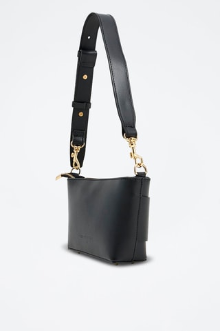 Mala a tiracolo de couro Selah - Preto