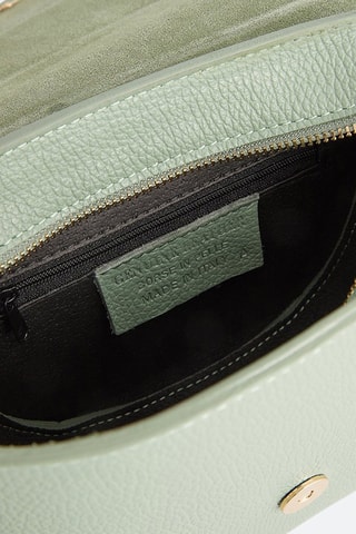 Mala de ombro em nobuck Lexa - Verde