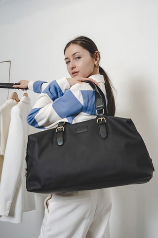 Saco de viagem Uma - 47 cm - Preto