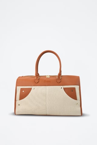 Saco de viagem de couro Jay - 45 cm - Camel