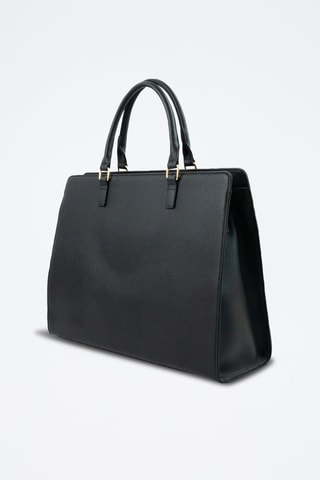 Mala de couro Nya - Preto