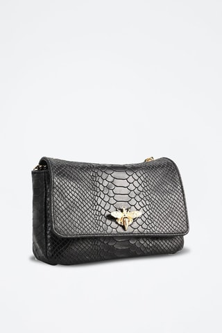 Mala a tiracolo em couro Hera - Preto