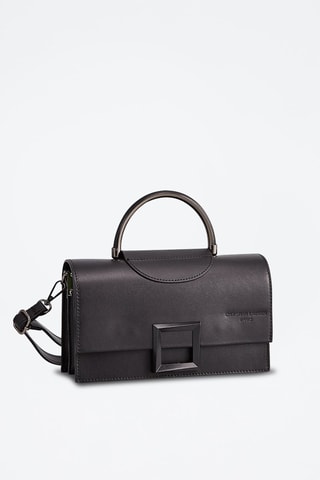 Mala em couro Milo - Preto