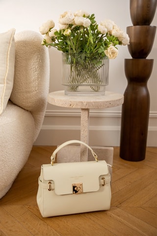 Mala em couro Swang - Branco