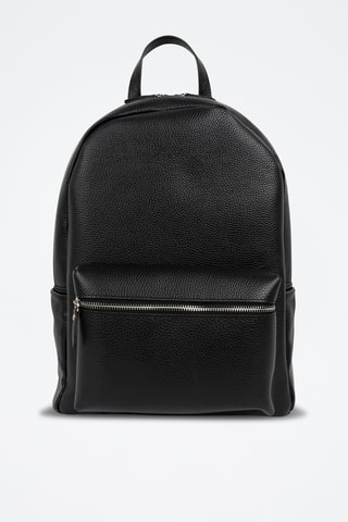 Mochila em couro Libre - Preto