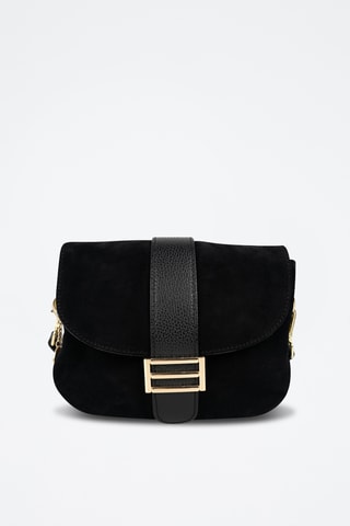 Mala em couro Noche - Preto